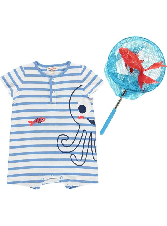 Baby boys' short bodysuit CUPLACOM2 / 18SG10Q2CBL099