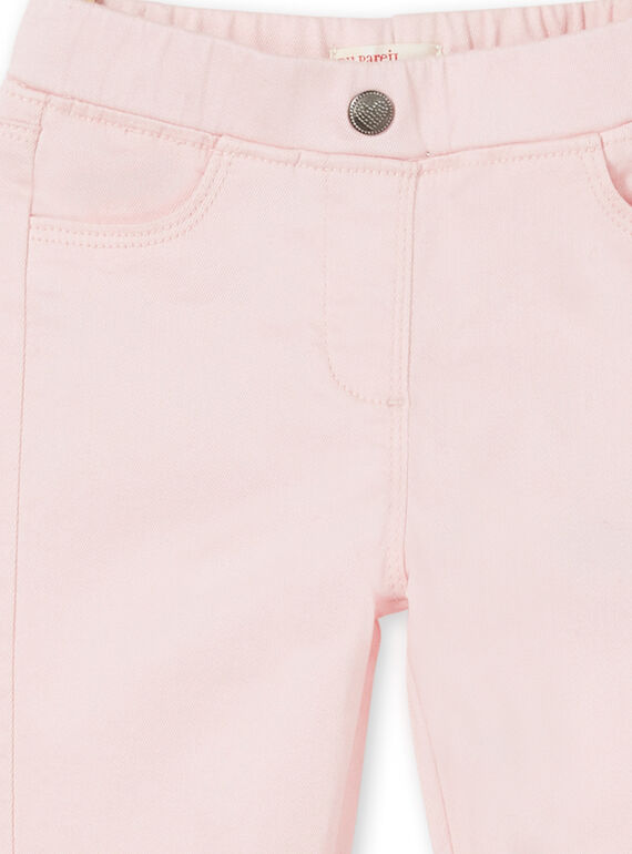 Pink jegging in dyed garment LAJOJEG3 / 21S90143D2B309