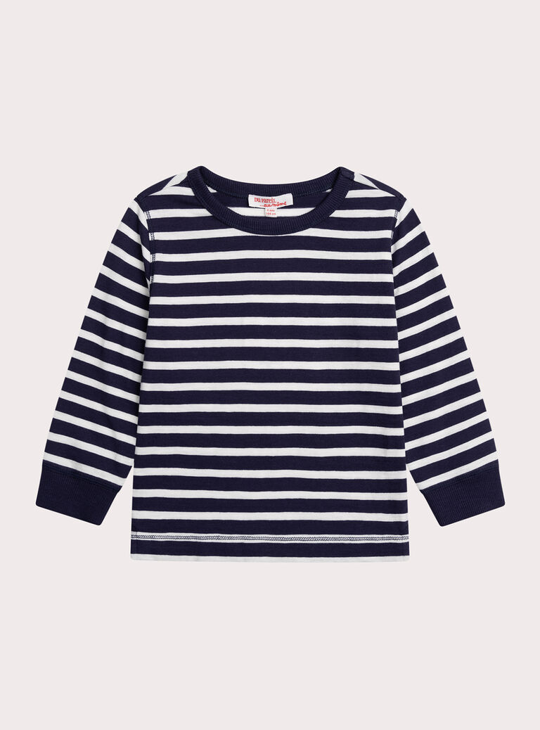 Navy TEE SHIRT LS XOJOTIRIB4 / 25W902F5TML705