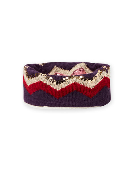 Child girl herringbone knitted snood MYAFUNSNOO / 21WI0161SNOH700
