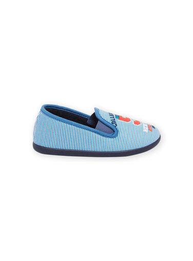 Striped slip-on booties Striped slip-on booties POPANTCOLL / 22XK3642D0B701