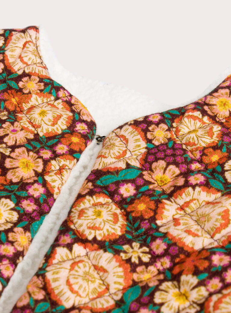 Reversible cardigan for baby girl  VIKOCAR2 / 24WG0931CAR001