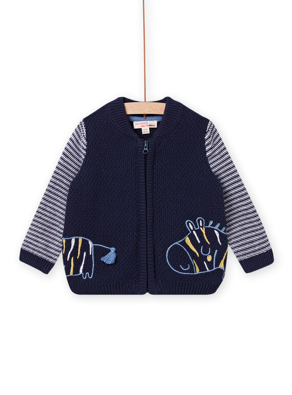 Baby boy ink blue vest NUSOGIL / 22SG10Q1GILC214