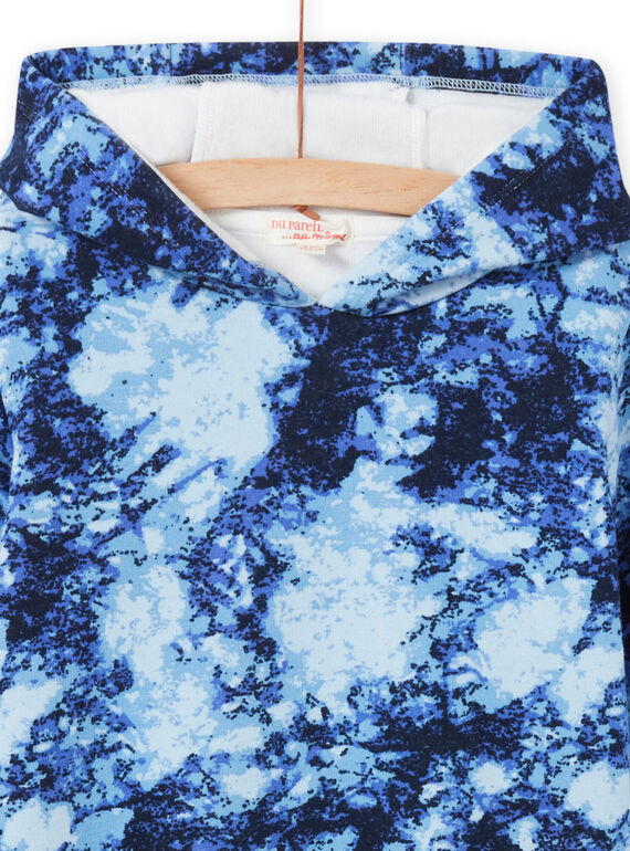 Boy tie and dye hoodie MOPLASWE / 21W902O1SWEC208