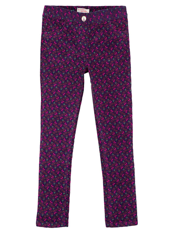 Purple pants GAVIOPANT / 19W901R1PAN708