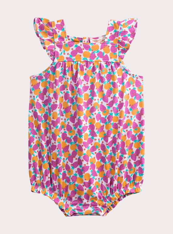 White ROMPER WIPLABAR1 / 25SG09O2BAR000