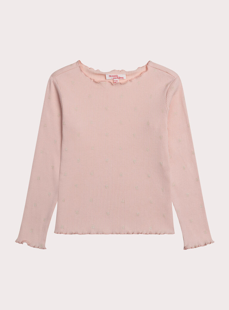 Pink TEE SHIRT LS XAJOTEE4 / 25W901F9TMLD319