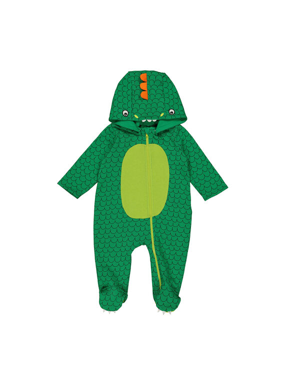Boys' dinosaur sleepsuit FEGASURPYJ / 19SH1441SPY099