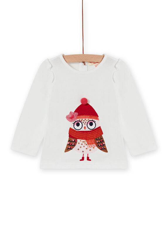 Baby Girl Long Sleeve Owl T-Shirt MIFUNTEE / 21WG09M1TML001
