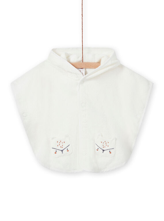 Hooded bath cape fox design mixed birth MOU1CAP / 21WF4241POI001