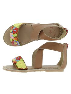 Nu Pieds Et Sandales Pour Fille Chaussures Cuir Enfant Et Bebe