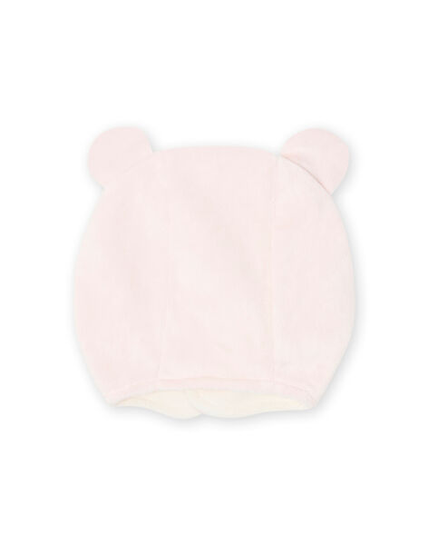Baby girl pink cat soft boa hat MYINOBON / 21WI0963BOND322