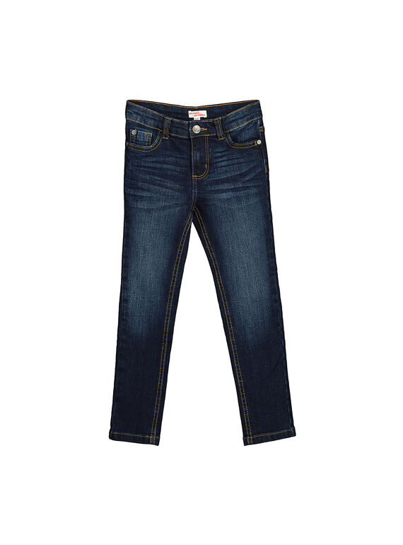 Boys' slim jeans FOJOSLIJEA1 / 19S90231D29704