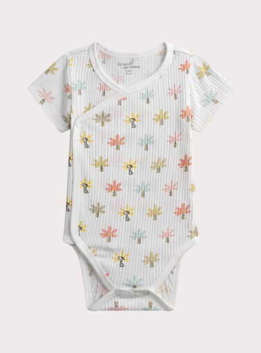 Ivory NEWBORN BODY SUIT WOU3BOD1 / 25SF03X1BDN005