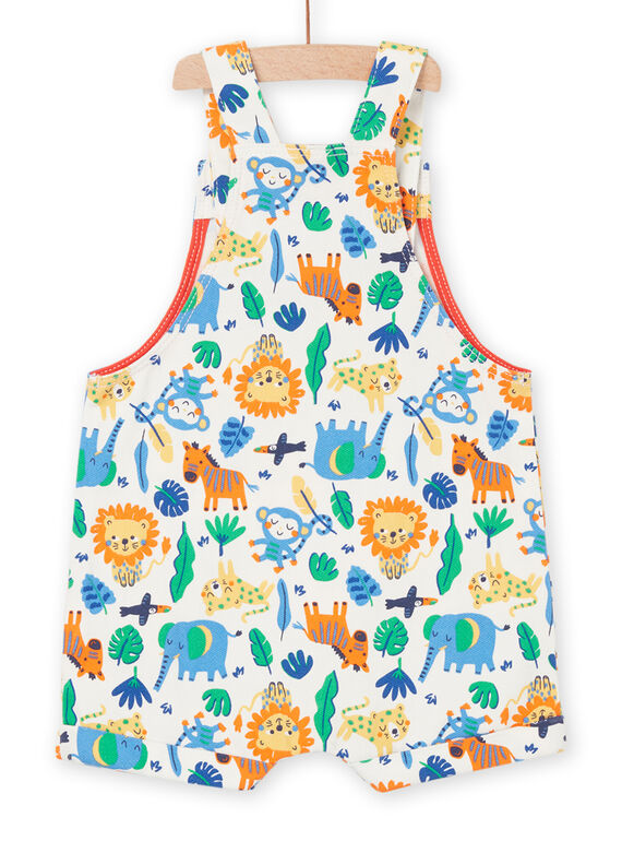 Short dungarees with savannah print RUNAUSAC / 23SG10N1SACA002