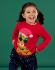 Leopard animation sweater with sequins glasses. PANOPULL / 22W901V1PULF529