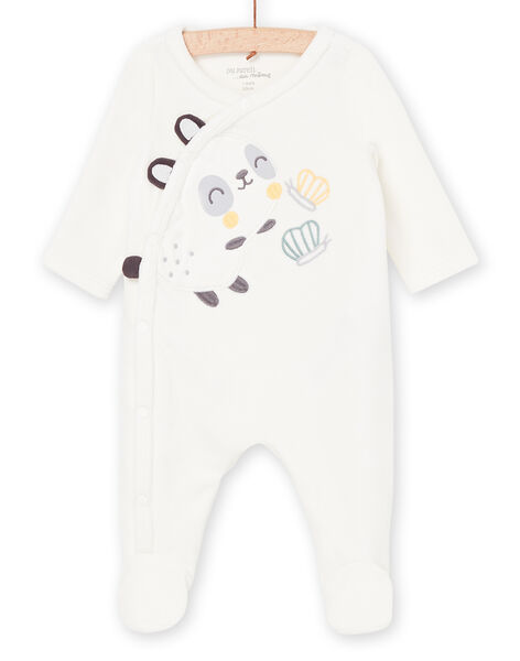 Rabbit and butterfly sleep suit POU2GRE3 / 22WF0591GRE001