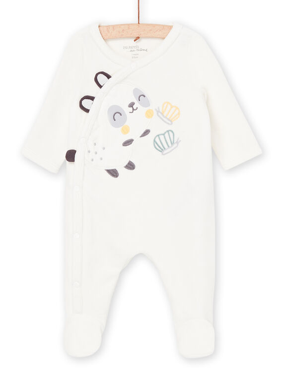 Rabbit and butterfly sleep suit POU2GRE3 / 22WF0591GRE001