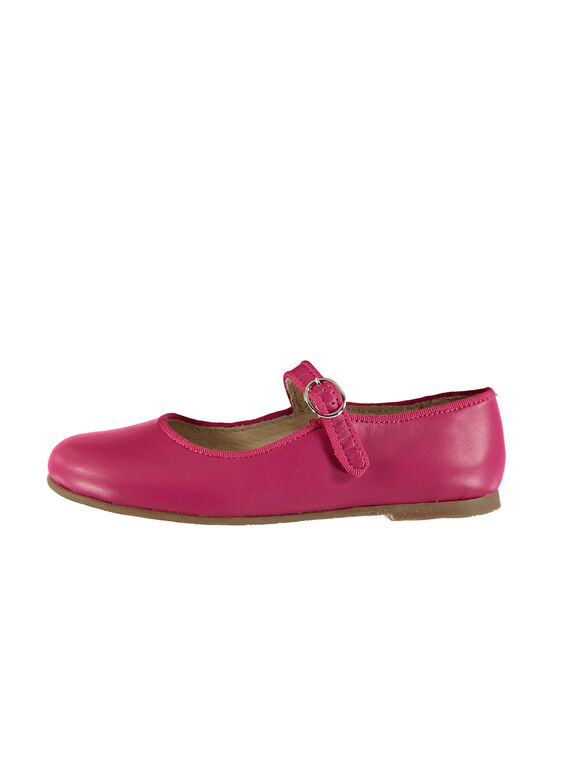 Girls' smart leather Mary-Janes FFBABBRIDE2 / 19SK35C4D13304