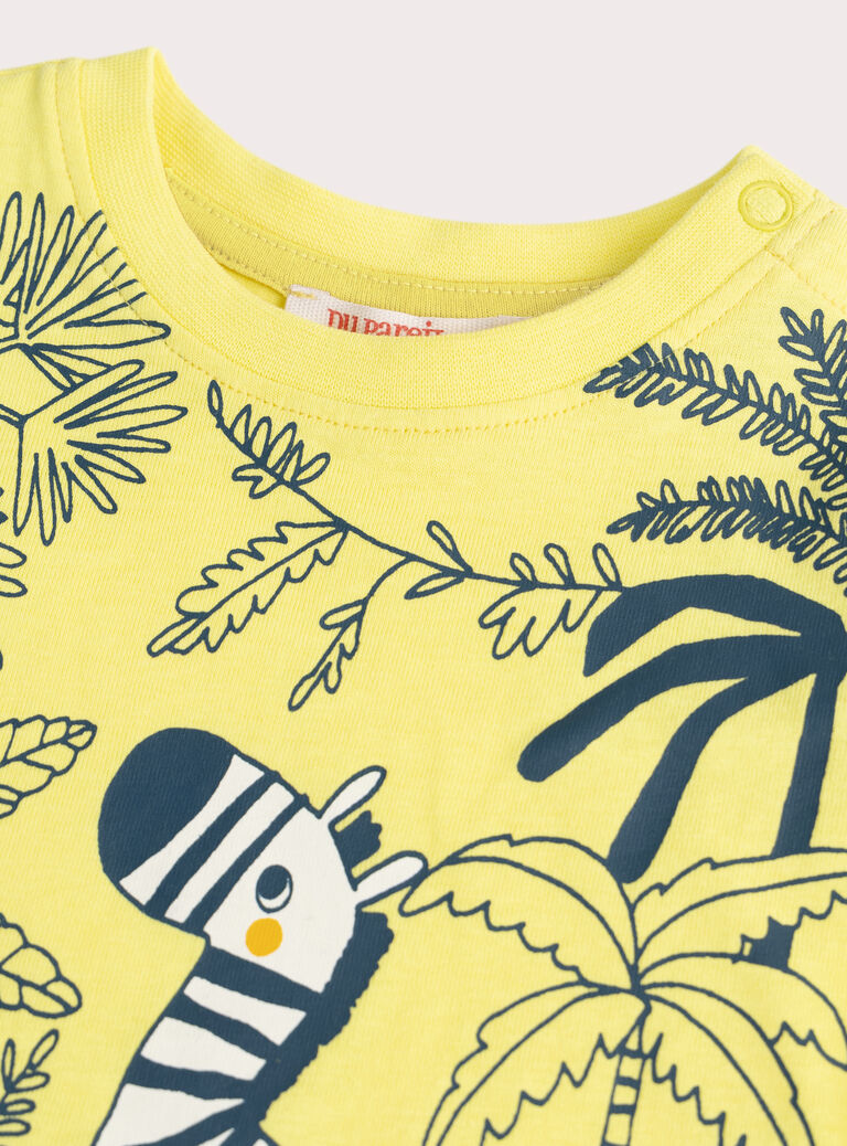 Yellow TEE SHIRT SS WUPRITEE2 / 25SG10S3TMC116