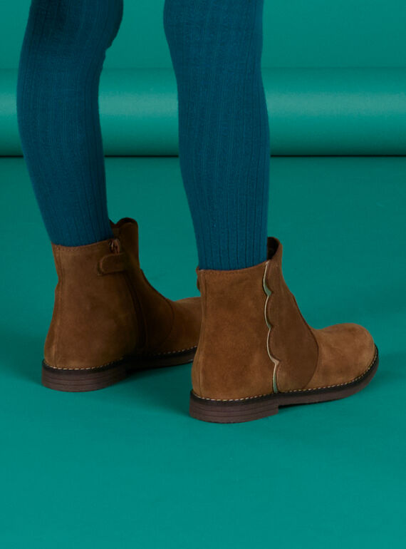 Split leather boots PABOOTCROC / 22XK3581D48804