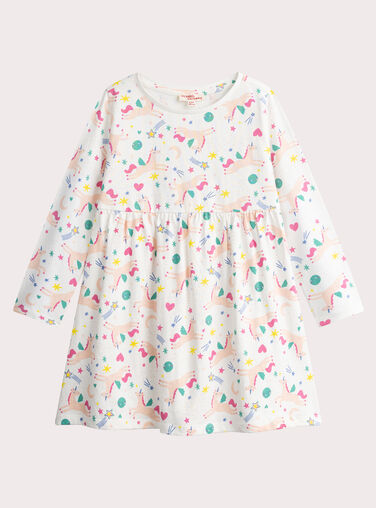 Unicorn print nightgown for girls  VEFACHUSPA / 24WH1171CHN001