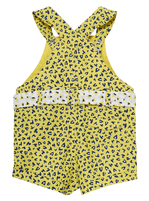 Sunny yellow Short Overalls JITROSAC / 20SG09F1SAC102