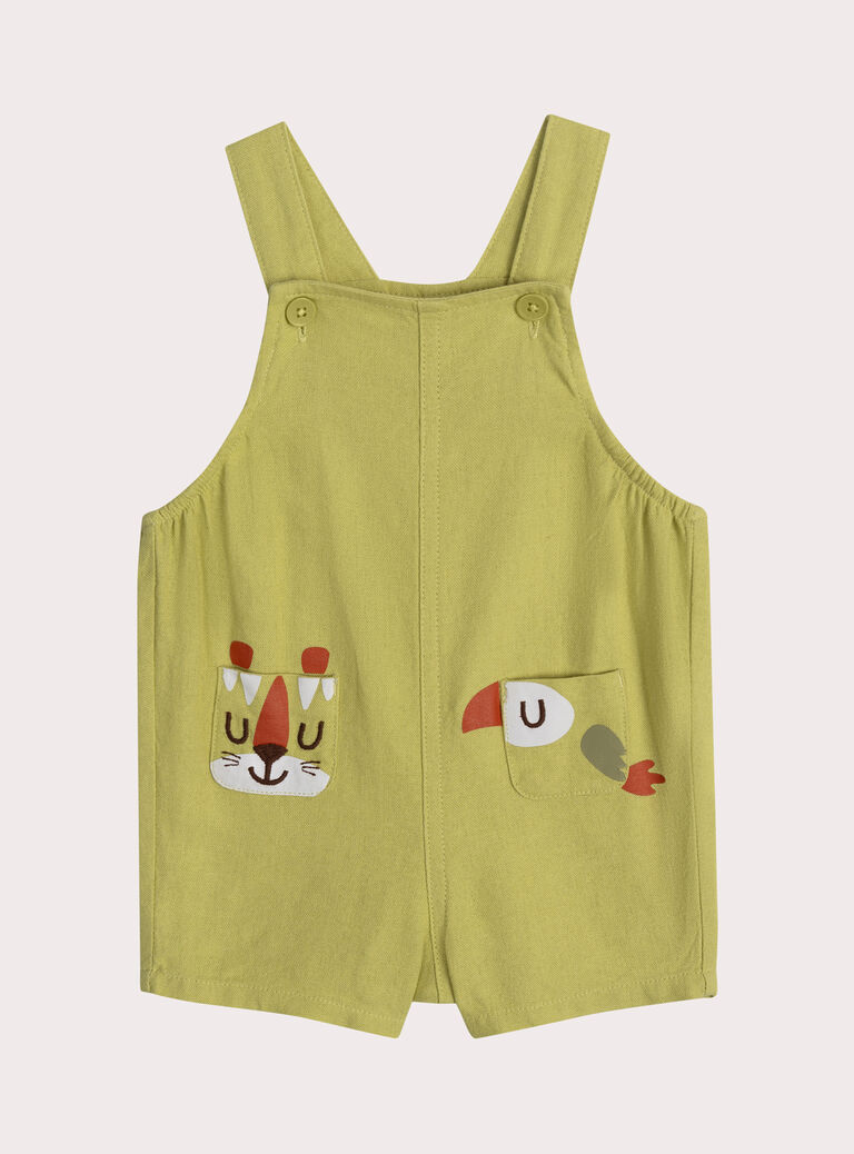 Light green SHORT DUNGAREES WULISAC2 / 25SG10T1SAC605