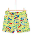 Child boy canary yellow swimsuit NYOMERBOXREQ / 22SI02L6MAI117