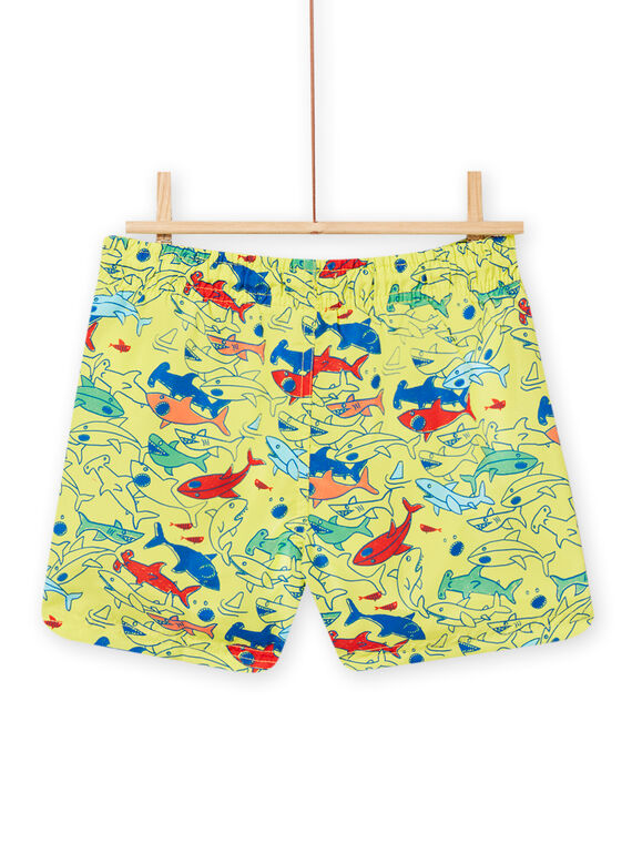 Child boy canary yellow swimsuit NYOMERBOXREQ / 22SI02L6MAI117