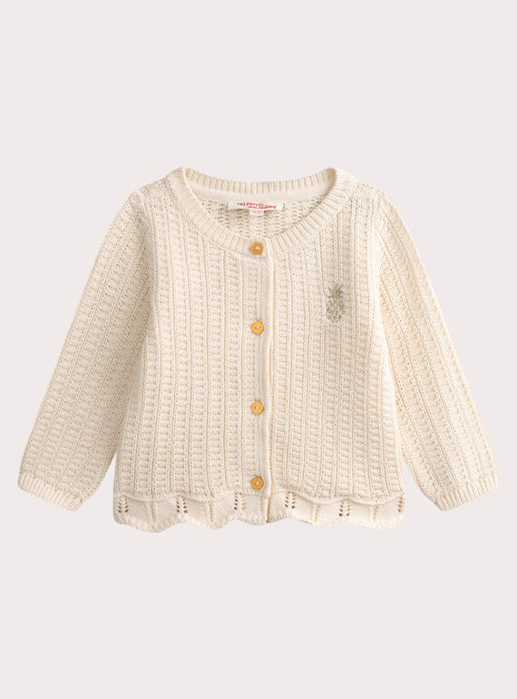 Dark off white CARDIGAN WIPRICAR1 / 25SG09S2CAR003