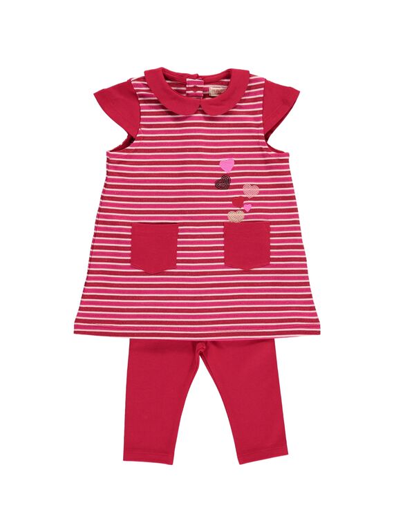 Baby girls' dress and leggings set DIROUENS / 18WG0921ENS099