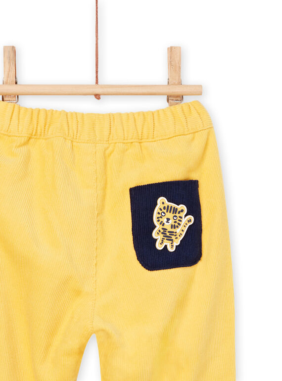 Yellow corduroy pants PUJOPAN2 / 22WG10D1PANB105