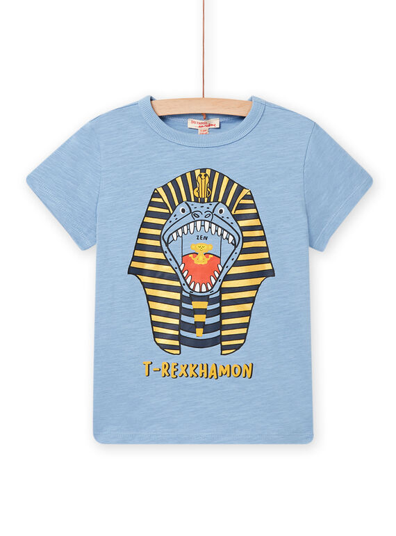 Sky blue T-SHIRT NOSANTI2 / 22S902S4TMC216