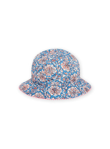 Baby girl blue floral hat NYISANCHA / 22SI09C2CHAC221