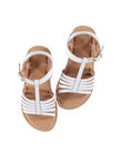 Girls' smart patent leather sandals FFSANDOLI3 / 19SK35C8D0E000