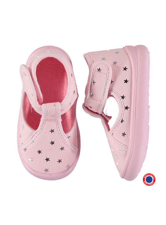 Baby girls' T-bar slippers FBFSALSTAR / 19SK3742D0A030