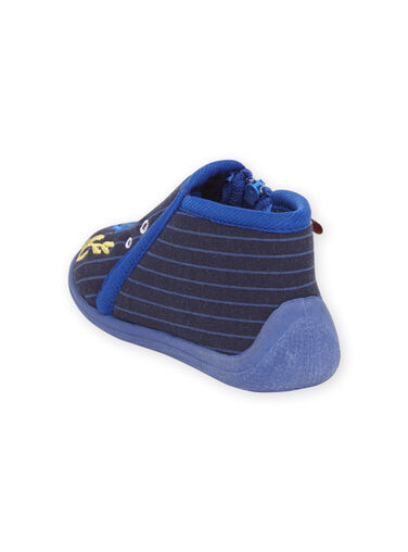 Baby boy navy blue booties NUPANTMARIN / 22KK3825D0A070