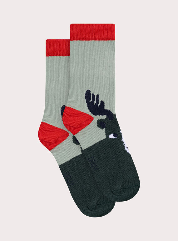 Blue green SOCKS XYOJOCHO5 / 25WI02E2SOQ614