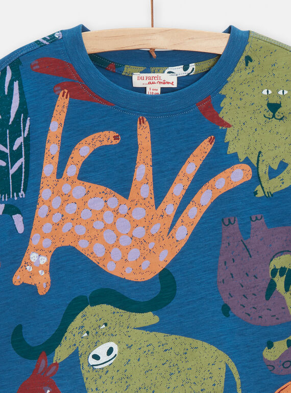 Blue TEE SHIRT SS VODATI / 24W90221TMCC210