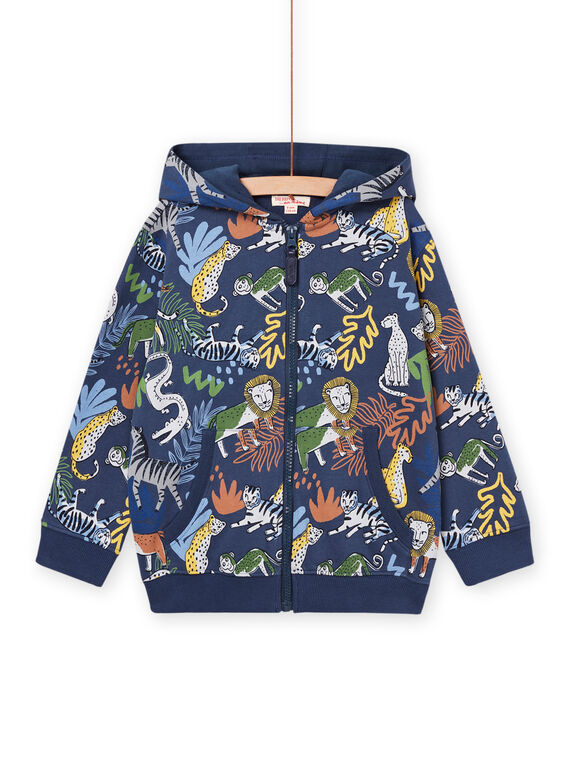 Jungle print hoodie POMOGIL / 22W902N1GIL622