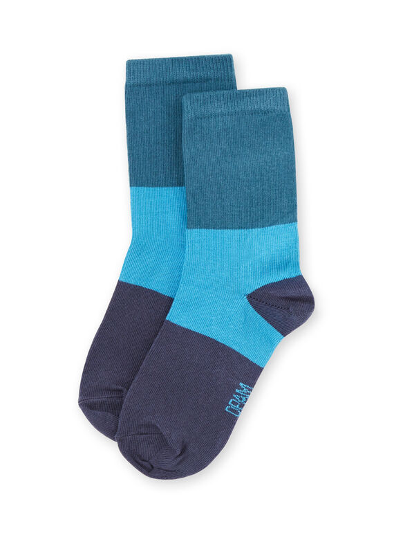 Baby boy blue socks MYOJOCHOC4 / 21WI0216SOQ714