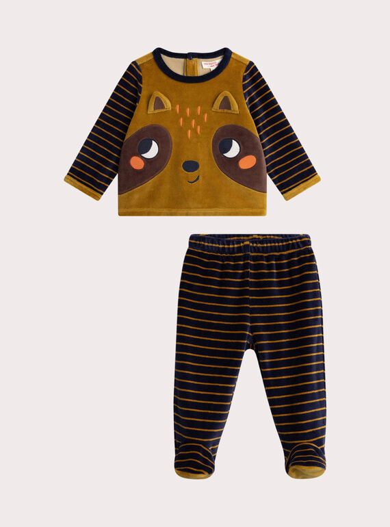 Brown PYJAMA VEGAPYJLAV / 24WH1491PYJI819