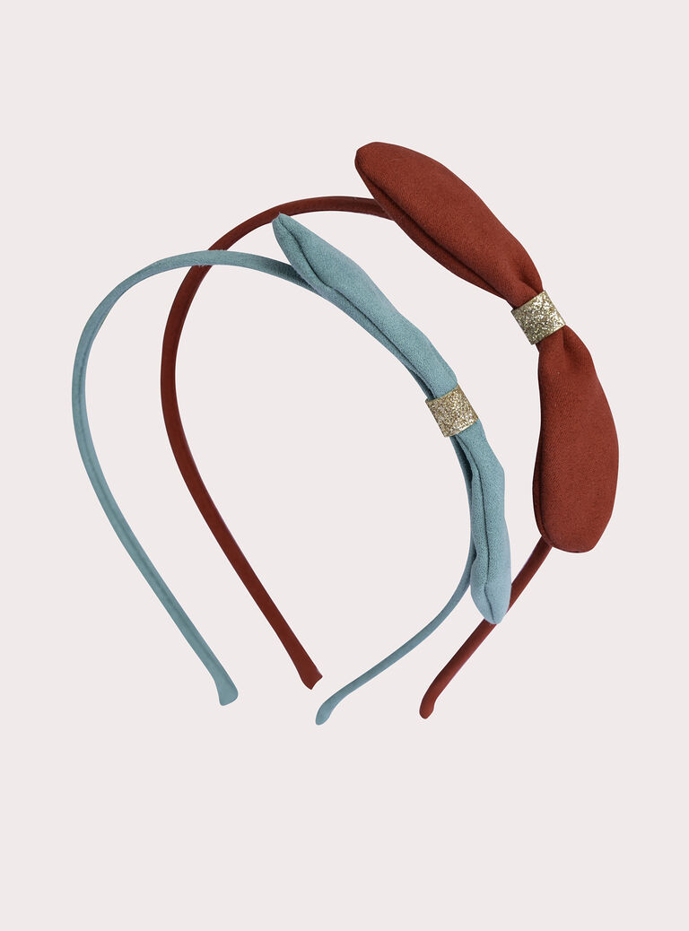  Set of 2 knotted headbands for girls  VYAJOSERR4 / 24WI01L2TET215