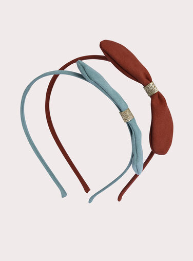  Set of 2 knotted headbands for girls  VYAJOSERR4 / 24WI01L2TET215