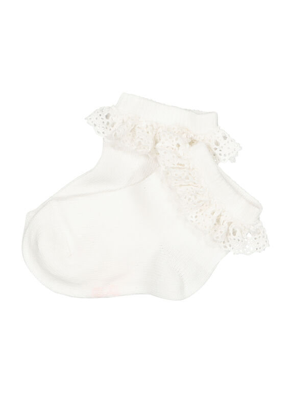 Baby girls' frilly socks FYIPOCHO2 / 19SI09Y2SOQ000