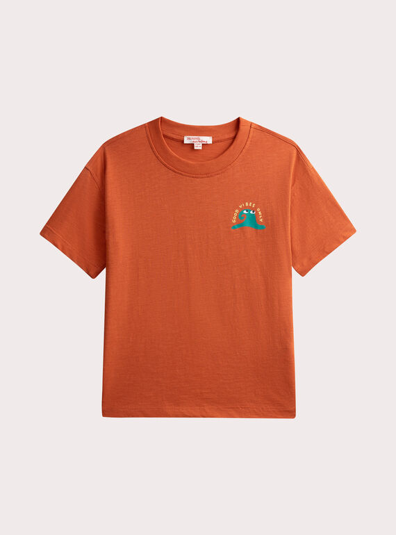 Orange TEE SHIRT SS WOJOTIBRO2 / 25S902L2TMCE405
