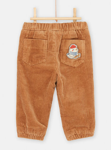 Baby boy's comfortable camel pants SULOPAN / 23WG10R1PAN821