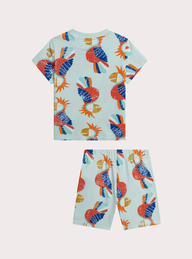 Pale turquoise PYJAMA WEGOPYCARA / 25SH12V4PYJ203