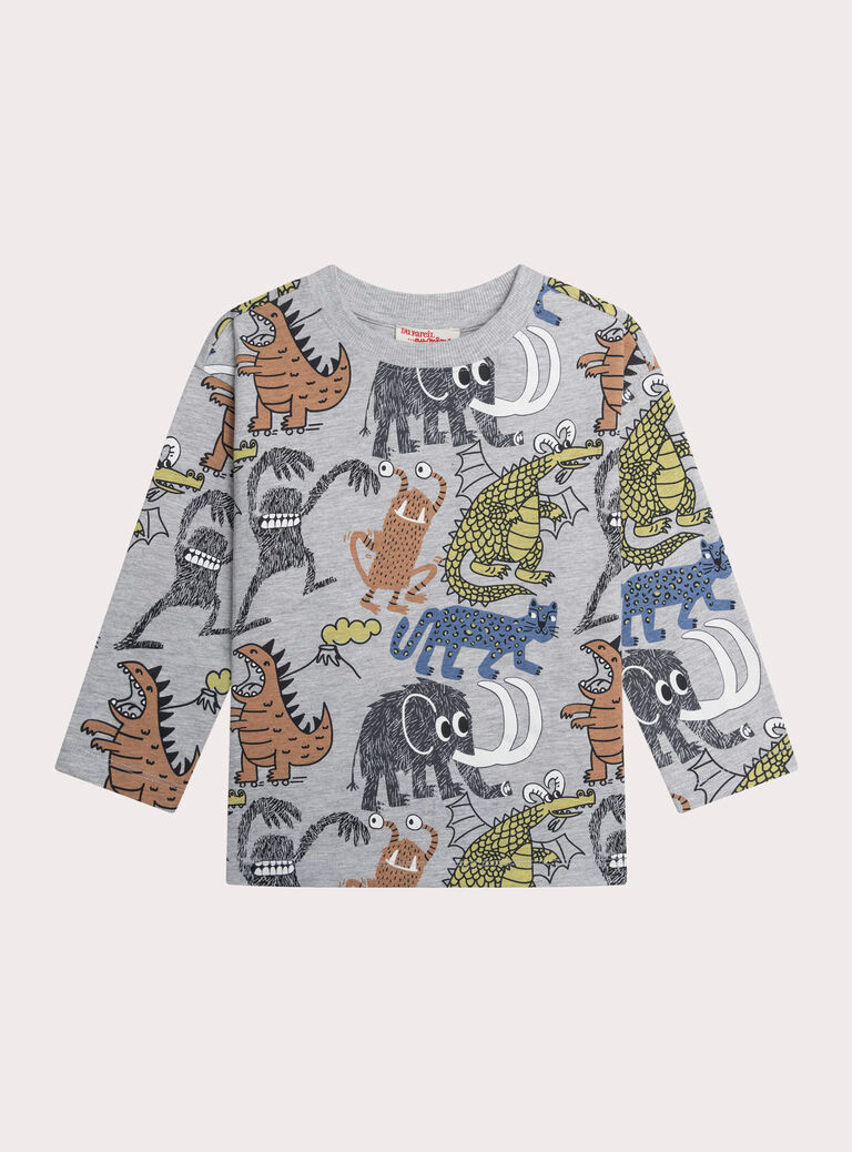 Grey TEE SHIRT LS XOROCTEE1 / 25W902S1TMLJ922